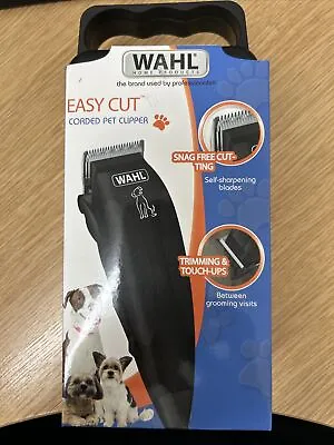 Wahl Easy Cut Corded Pet Clippers 9 Piece Carry Case - Brand New • £25.99