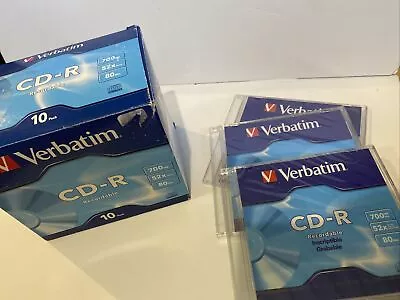 12  X Verbatim CD-R 700MB 80min 52X *BRAND NEW* Sealed • $24.95