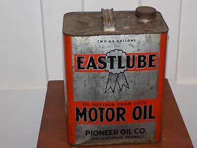 Vintage Eastlube 2 Gallon Empty Oil Can • $65
