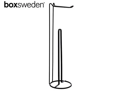 $12.85 • Buy Boxsweden Wire Tissue Roll Stand Toilet Paper Holder Dispenser Black