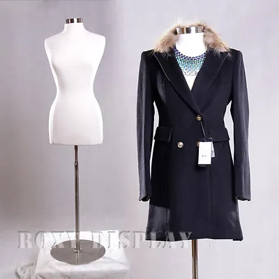 Female Size 10-12 Mannequin Manequin Manikin Dress Form #F10/12W+BS-04 • $100