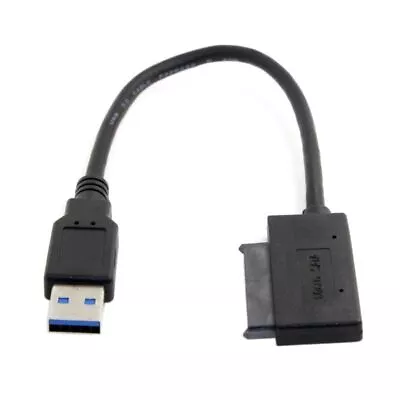 USB 3.0 To Micro SATA 7+9 16 Pin 1.8  90D Angled Driver SSD Adapter Cable USA • $7.44