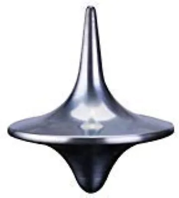 Forever Spinner Vintage Totem Accurate Spinning Top Zinc Alloy Silver Great Gift • $12.74