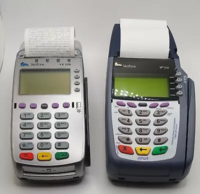 Verifone VX510 VX 520 Credit Card Payment Terminals Sold As Is Lot Of 2 • $45
