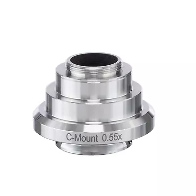 0.55X Stainless Steel C-mount Camera Adapter For Leica Microscopes • $205.99