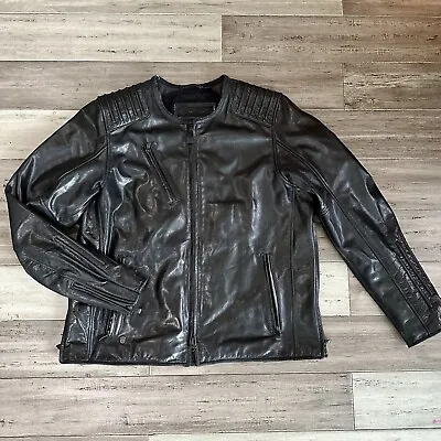 Harley Davidson Men’s XL Temerity Slim Fit Leather Jacket Motorcycle Vented • $199.99