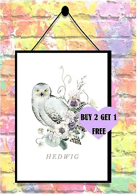 £2.75 • Buy BUY 2 GET 1 FREE Harry Potter HEDWIG OWL Wizard Print Poster Wall Art Gift