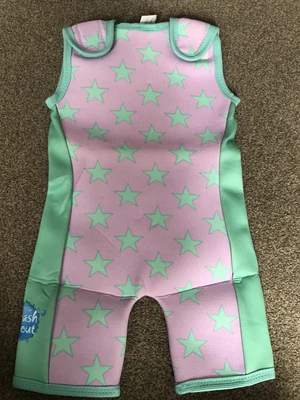 £0.99 • Buy Splash About Half Wet Suit Swimming Pink Lilac Stars UV 50+ BNWT
