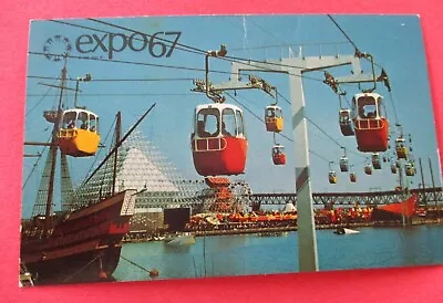 Sky Ride (Cable Cars) Expo 67 Montreal Canada - Unused Postcard • $3.50