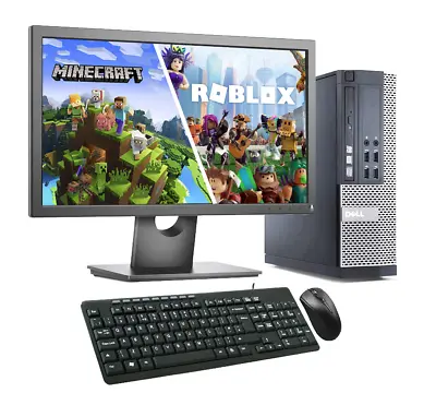 Cheap Gaming PC Bundle I3 2nd Gen 4GB RAM 500GB HDD + Monitor Keyboard & Mouse • £89.99