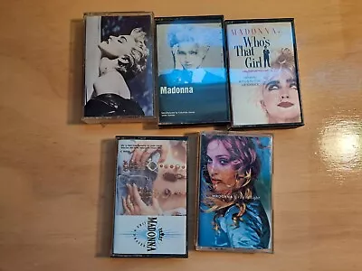 Madonna Cassette Lot • $23