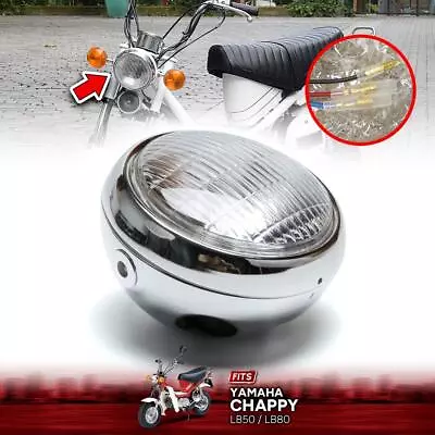 Headlight Rim Ring Chrome Bucket Case For Yamaha Chappy Lb Lb50 Lb80 Bike • $42.10