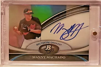 2011 Bowman Platinum #BPA-MM Manny Machado Prospect Auto San Diego Padres  • $129