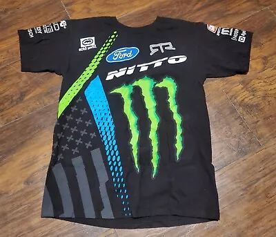 Monster Energy Tshirt Vaughn Gittin Jr Mens Size Small • $23.99