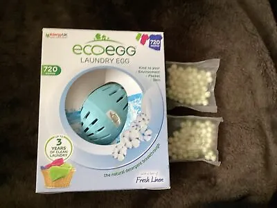 Ecoegg Laundry Egg 720 Washes Plus Extra Beads New • £12