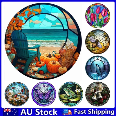 $6.69 • Buy Round 5D DIY Full Drills Diamond Painting Art Embroidery Cross Stitch Decor Kits