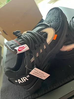 Nike Air Presto X OFF-WHITE Black Size UK10 • £39