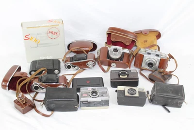 £0.99 • Buy F X10 Vintage Film Cameras Lot Inc. Kodak S100 35mm, Kodak Instamatic 66x