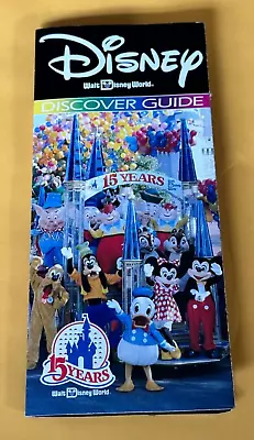 Walt Disney World Discover Guide 1986 Pamphlet Brochure Epcot Mickey Mouse VTG • $9.75