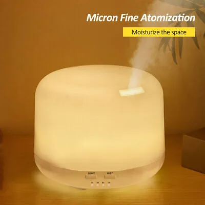 Essential Oil Aroma Diffuser Aromatherapy 7 LED Ultrasonic Humidifier Air Mist • $16.19