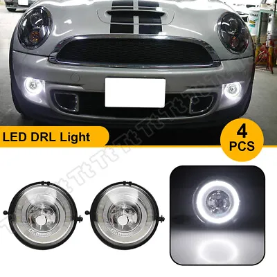 For Mini Cooper R55 R56 R57 R58 R59 R60 R61 White Led DRL Driving Fog Light Lamp • $125.72