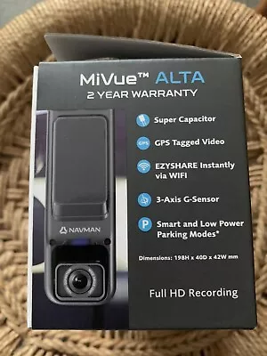 Navman MiVue Alta Dashcam 1080P Full HD AA001ALTA Brand New Have Opened Box. • $150