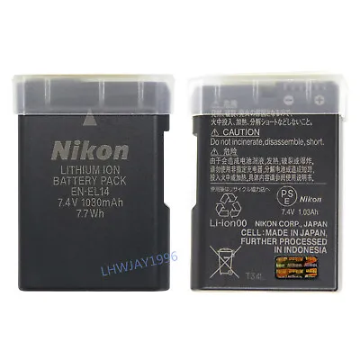 Original Nikon EN-EL14 Battery For D5100 D5300 D5500 D3500 D3200 P7800 P7700 • $19.88