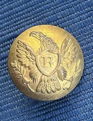 Civil War US Union Eagle R Rifleman Coat Button - Mintzer • $89.99