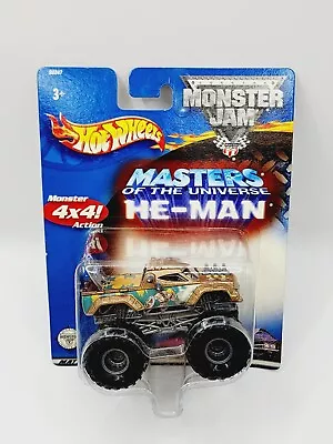 Hot Wheels Monster Jam Masters Of The Universe He-man New Very Nice #4 • $5