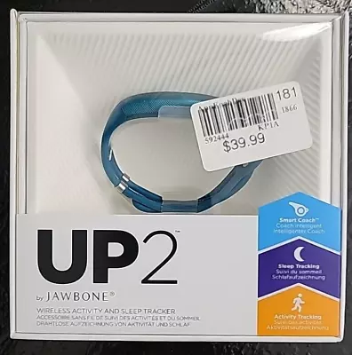 New UP2 By Jawbone Wireless Activity+Sleep Fitness Smart Tracker - Light Blue • $14.99