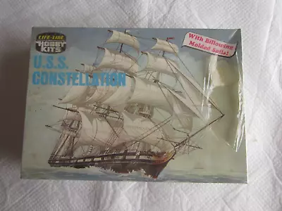 Vintage Life-Like #B255-150 U.S.S. Constellation Model Kit NIP • $32