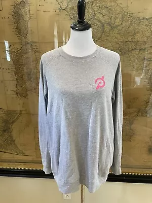$39.99 • Buy Peloton Women's 100% Cotton Gray Pullover Sweatshirt Size M