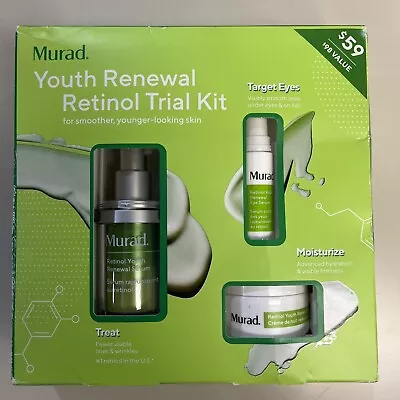 New Box Murad Youth Renewal Retinol  Anti Aging Trial Kit. Skin Care System • $42