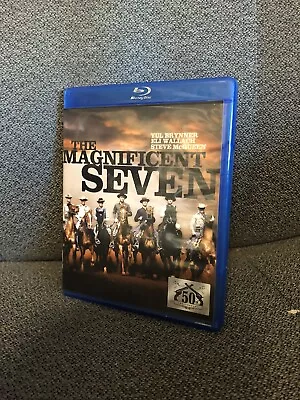 THE MAGNIFICENT SEVEN  Yul Brynner Eli Wallach Steve McQueen  50th Ann.  Blu-ray • $7.92