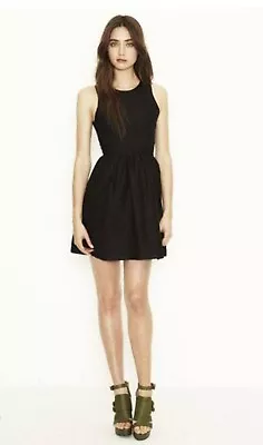 VIKTORIA & WOODS Jett Racer Mini Little Black Dress Size 2 (M) • $44