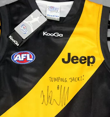 $349 • Buy Richmond Tigers Jack Riewoldt Signed 'Jumping Jack' Kooga Jumper 