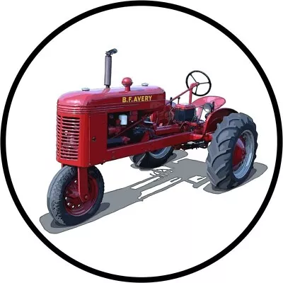 B.F. Avery Tractor NEW Sign: 18  Dia. Round USA STEEL XL- 4 LBS • $84.88