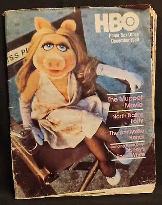 HBO Home Box Office TV Movie Booklet Program Guide December 1980 Muppet Movie • $9.99