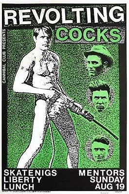 $39.95 • Buy Kozik Revolting Cocks Rock Concert Poster Signed Skatenigs Liberty Lunch Mentors