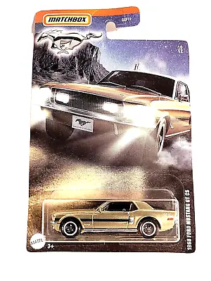 Matchbox NEW - MUSTANG SERIES - Gold '68 Ford Mustang GT CS • $11.99