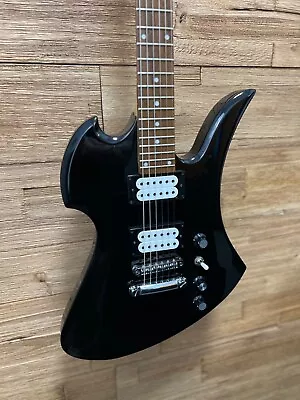 B.C. Rich Platinum Series Mockingbird Guitar - Black 2000's MIK W/upgrades + SC • $499