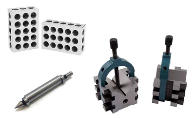 $106.18 • Buy Hhip 2.5  V-blocks,3/8 Edge & Center Finder & 1-2-3 Block Set (9999-0003)