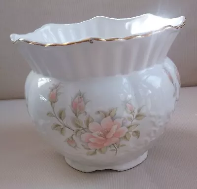 £10.95 • Buy Vintage Maryleigh Pottery Staffordshire Ceramic Planter With Floral Pattern 