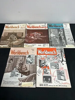 WorkBench Magazine Vintage Lot Of 5 Editions 1950s And 1960s • $17.99