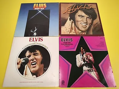 ELVIS PRESLEY LP COVERS ONLY LOT OF 4 : Legendary Hit Movies Moody Blue Welcome • $19.99
