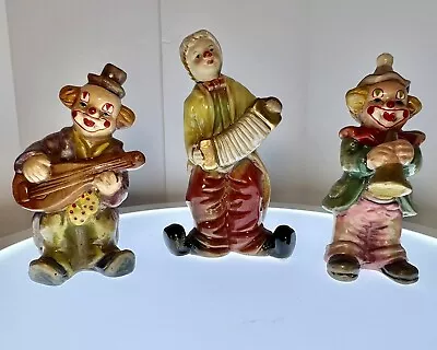 Set Of The Famous Classic “VINTAGE” Ceramic HOBO Band Clowns • $15.99