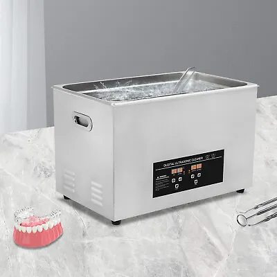 30L/6.6Gal Capacity Digital Ultrasonic Cleaner Ultra Sonic Bath Cleaning Machine • £239.99