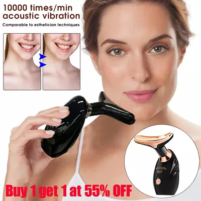 EMS Microcurrent Facial Skin Tightening Lifting Device Face Neck Beauty Machine • £8.94