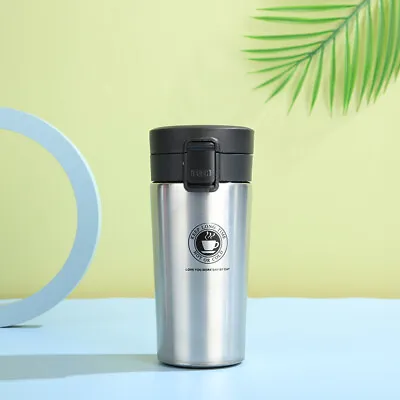 New Travel Insulated Coffee Cup Vacuum Thermos Stainless Steel Mug Thermal Flask • £7.36