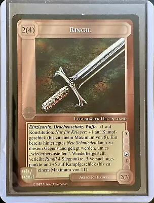 Middle-Earth CCG: Ringil - German - Promo - Limited / Black Border - Rare • $13.80